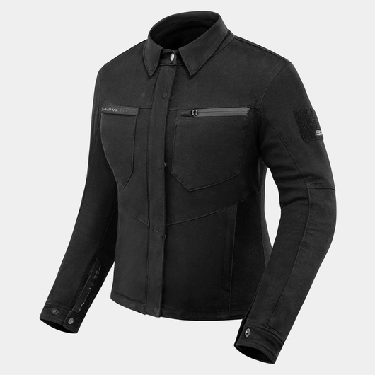 SHIMA GIRO LADY MOTORCYCLE JACKET BLACK