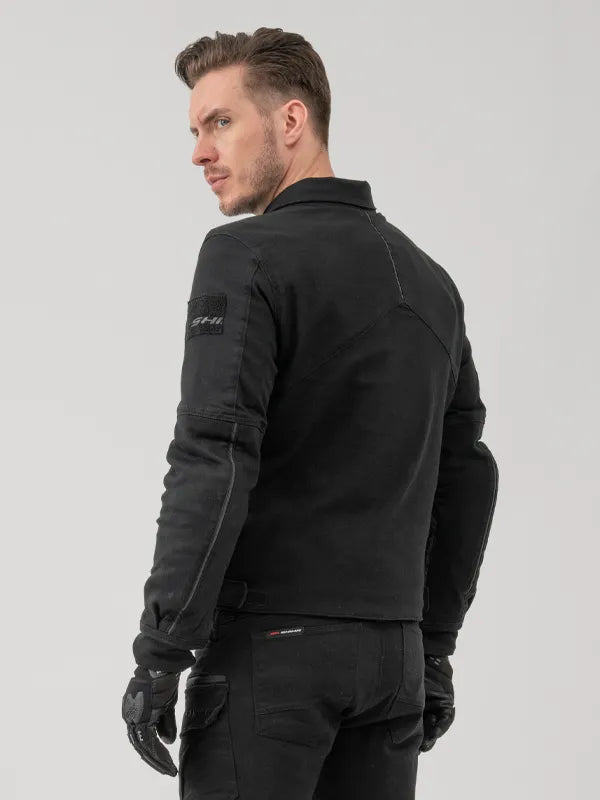 SHIMA GIRO MEN'S MOTORCYCLE JACKET BLACK