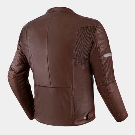SHIMA HUNTER 2.0 MOTORCYCLE LEATHER JACKET BROWN