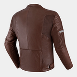 SHIMA HUNTER 2.0 MOTORCYCLE LEATHER JACKET BROWN