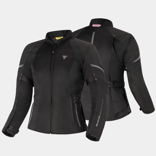 SHIMA JET LADY MOTORCYCLE MESH JACKET BLACK