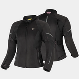 SHIMA JET LADY MOTORCYCLE MESH JACKET BLACK