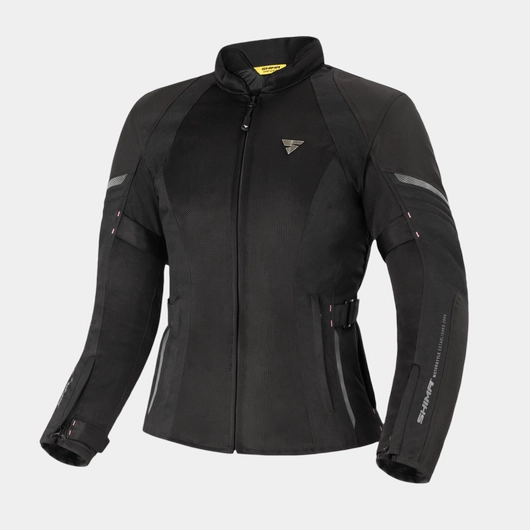 SHIMA JET LADY MOTORCYCLE MESH JACKET BLACK