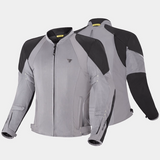 SHIMA JET MEN MOTORCYCLE JACKET GREY BLACK