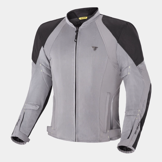 SHIMA JET MEN MOTORCYCLE JACKET GREY BLACK