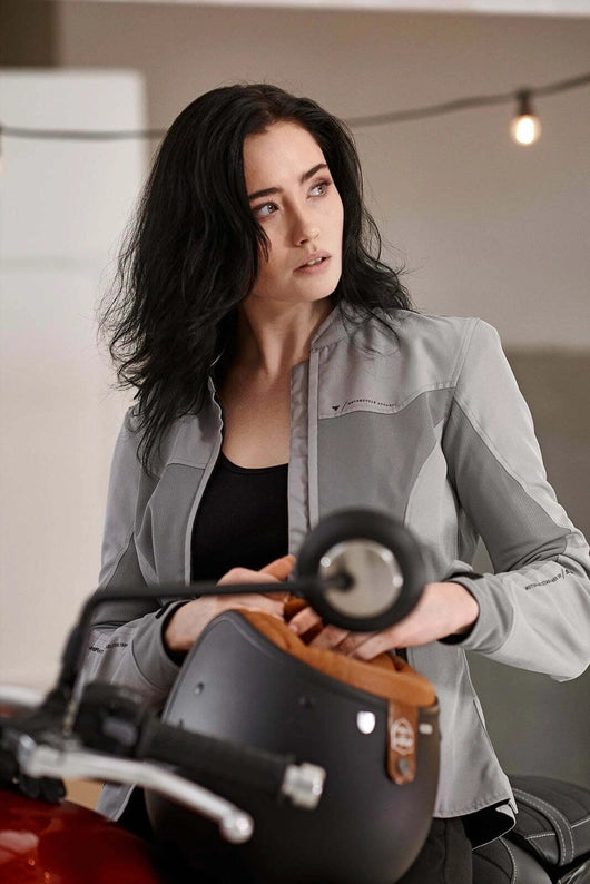 SHIMA OPENAIR MOTORCYCLE LADY MESH JACKET GREY
