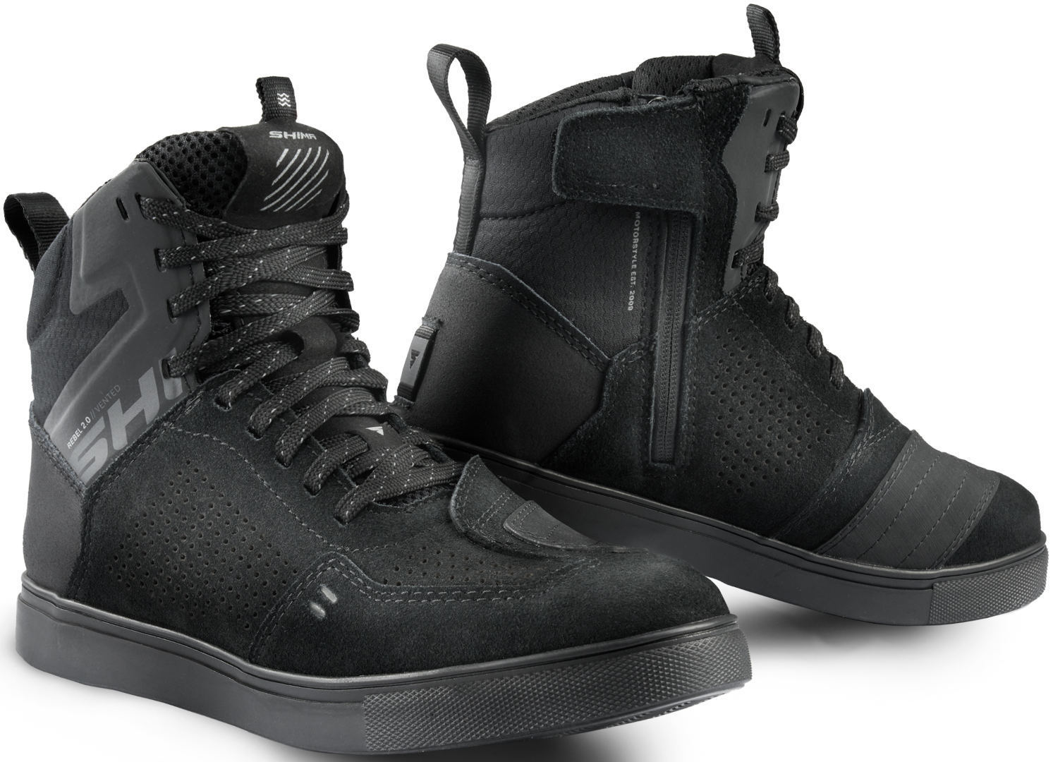 Shima Rebel 2.0 Vent Hombre Bota Negra - SECURTEX MOTOR SL (t/a MaximoMoto)