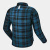 SHIMA RENEGADE 2.0 MEN CHECKED MOTORCYCLE SHIRT BLUE