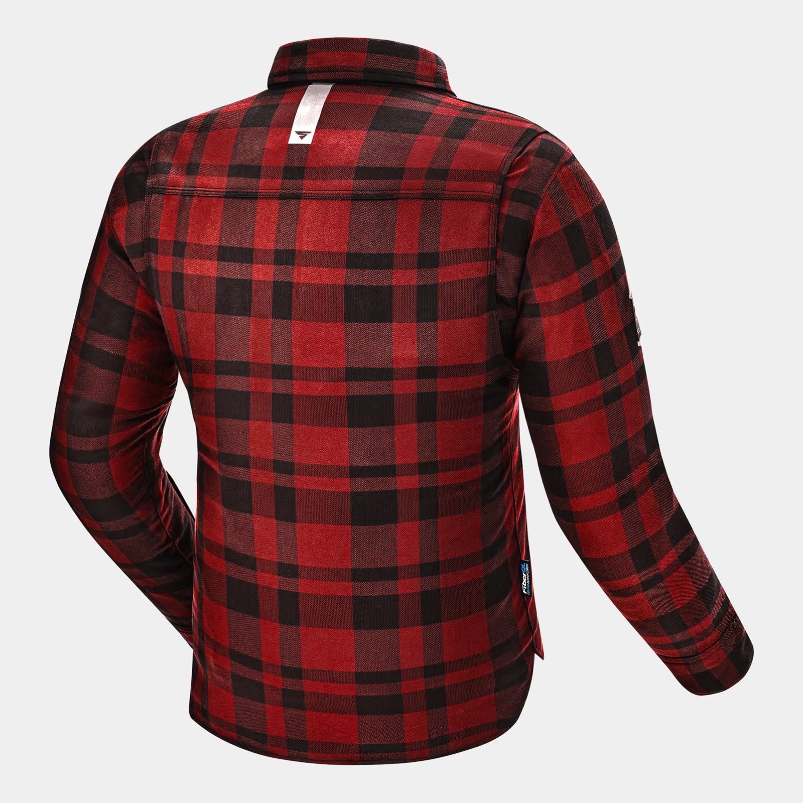 SHIMA RENEGADE 2.0 MEN MOTORCYCLE CHECKED SHIRT RED