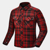 SHIMA RENEGADE 2.0 MEN MOTORCYCLE CHECKED SHIRT RED
