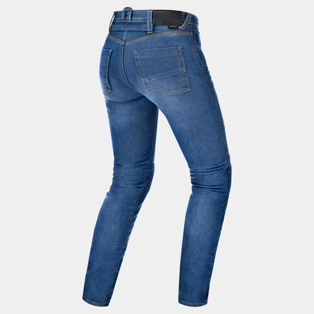 SHIMA RIDGE LADY URBAN MOTORCYCLE JEANS BLUE