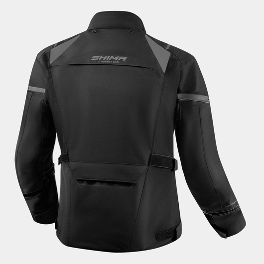 SHIMA RUNNER TEXTILE MEN MOTORCYCLE JACKET BLACK