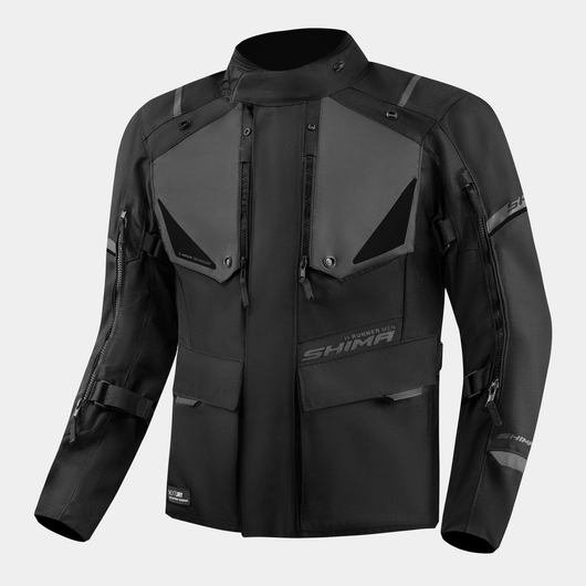 SHIMA RUNNER TEXTILE MEN MOTORCYCLE JACKET BLACK