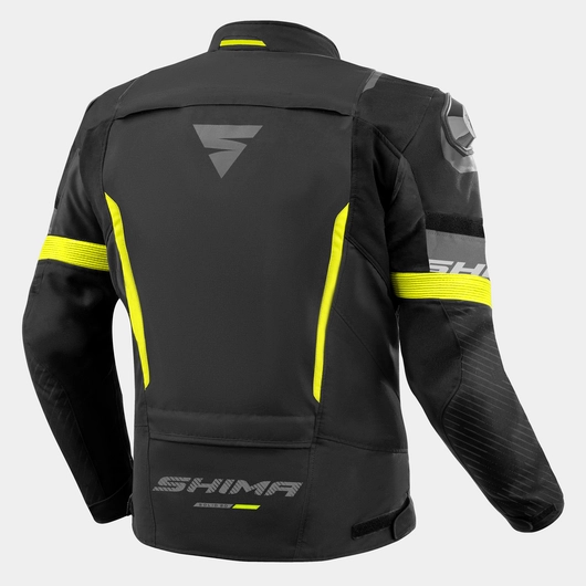 SHIMA SOLID 2.0 MEN'S MOTORCYCLE JACKET FLUO