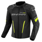SHIMA SOLID 2.0 VENTED MEN'S MOTORCYCLE TOURING JACKET FLUO