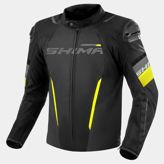 SHIMA SOLID 2.0 MEN'S MOTORCYCLE JACKET FLUO