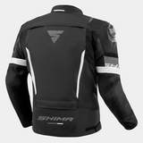 SHIMA SOLID 2.0 MEN'S MOTORCYCLE TEXTILE JACKET BLACK/WHITE