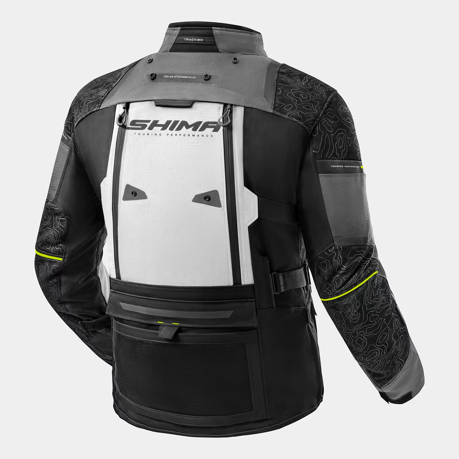 SHIMA TRACKER MEN MOTORCYCLE TOURING JACKET DARK GREY