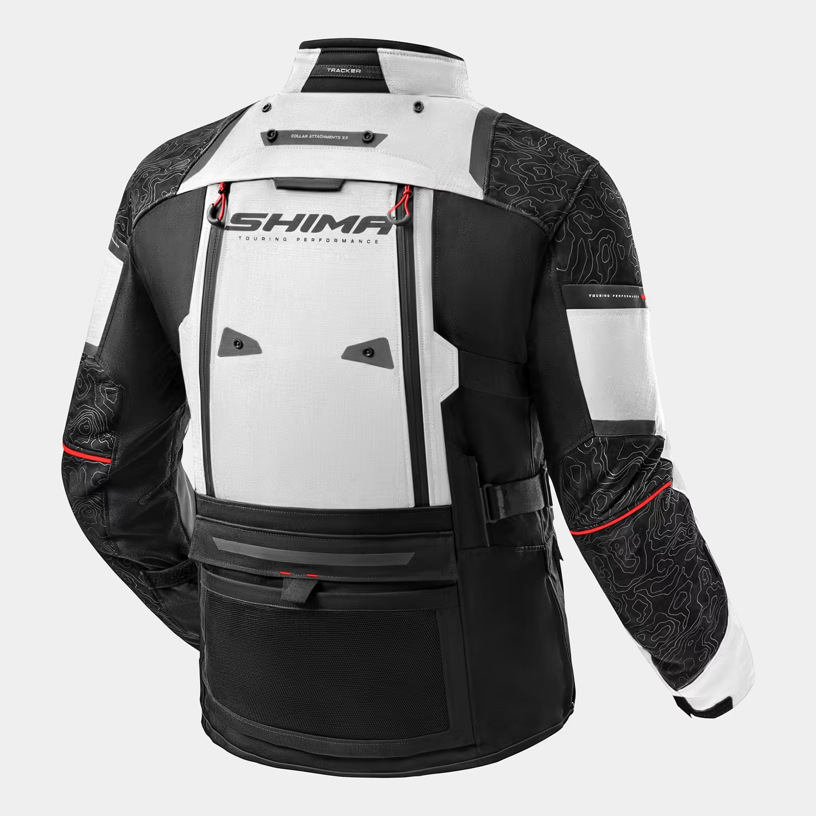 SHIMA TRACKER HOMBRE DE MOTO DE TURISMO CHAQUETA GRIS