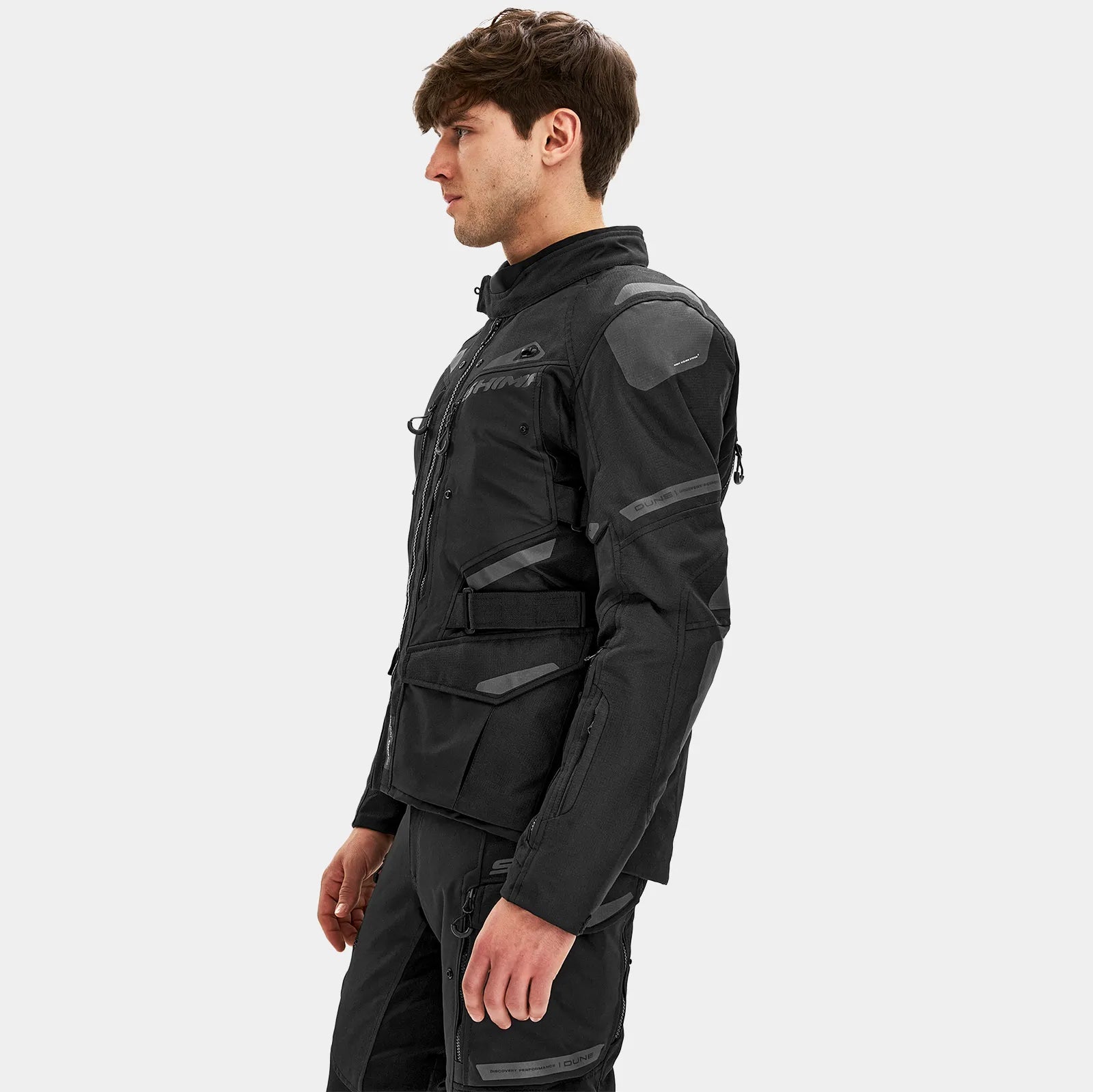SHIMA DUNE MOTORCYCLE TEXTILE JACKET BLACK