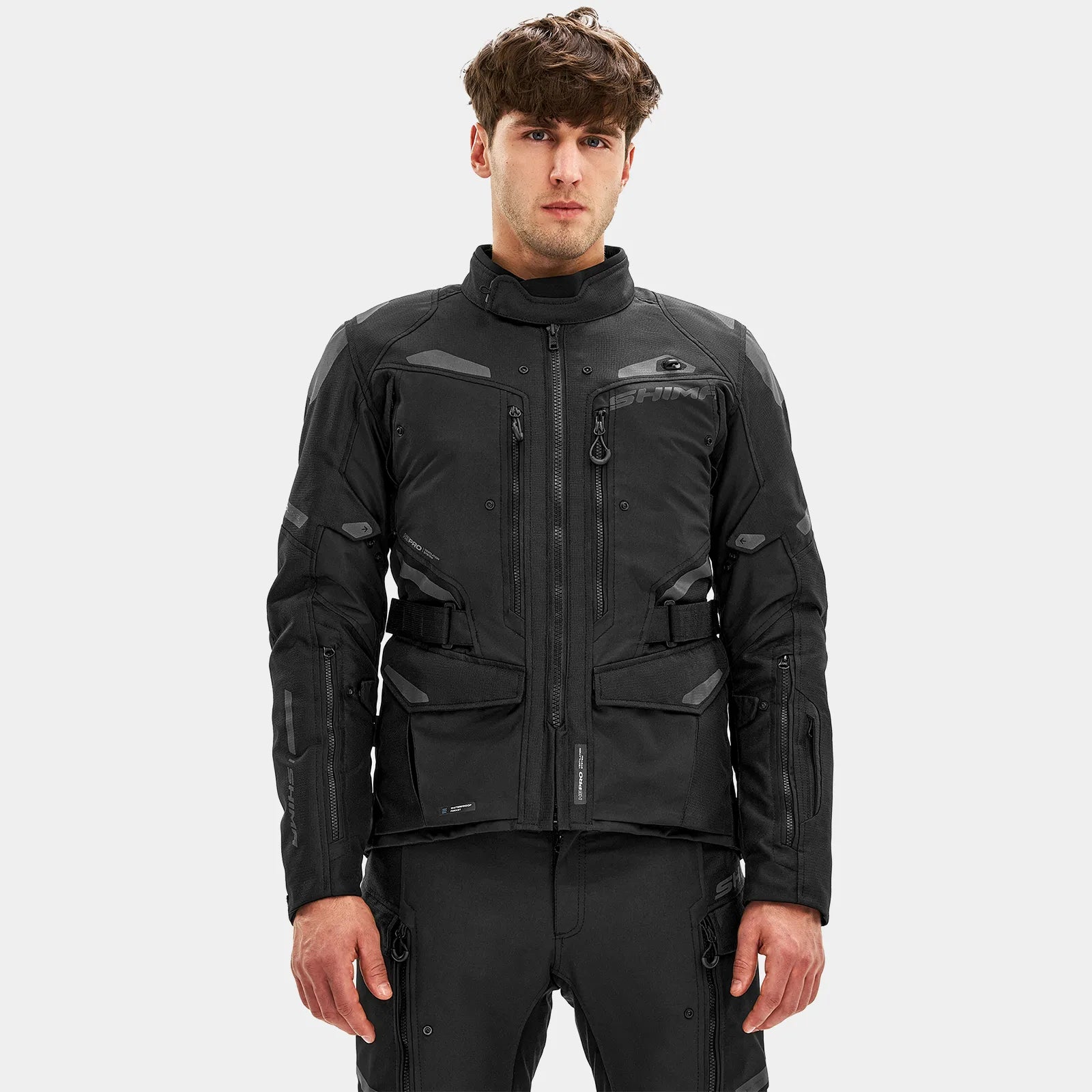 SHIMA DUNE MOTORCYCLE TEXTILE JACKET BLACK