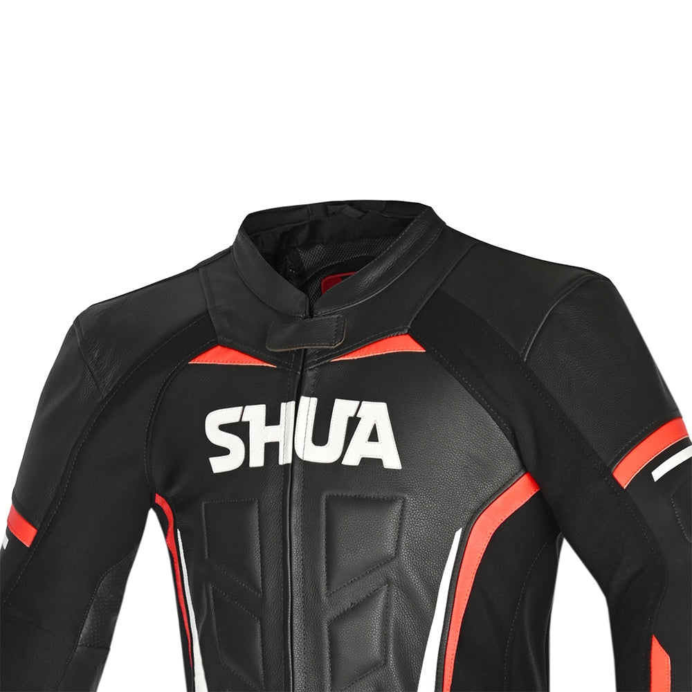 SHUA Infinity 2PC Motorcycle Racing Suit Black Red