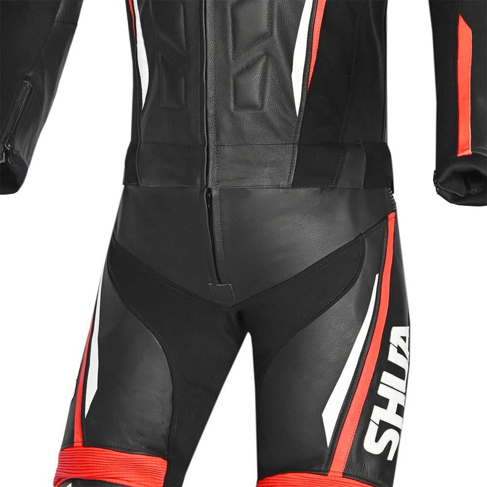 SHUA Infinity 2PC Motorcycle Racing Suit Black Red
