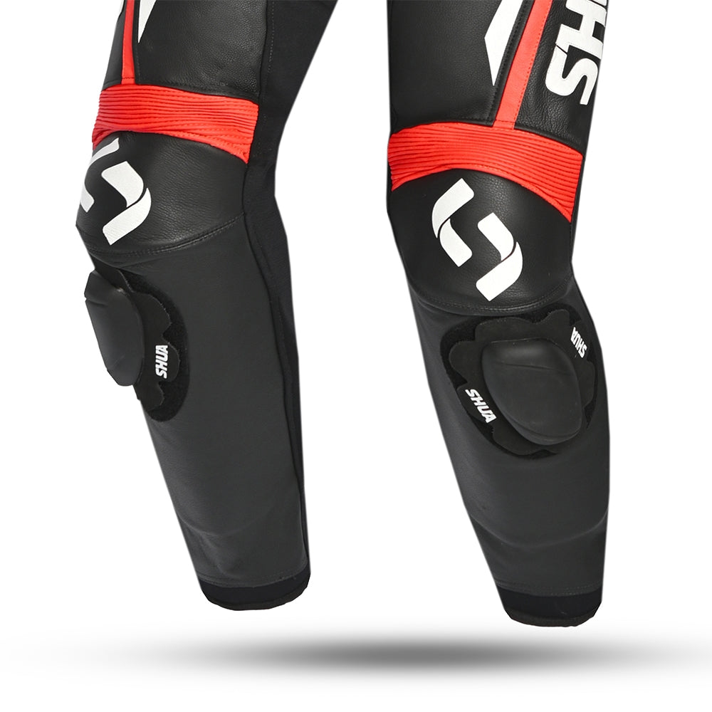 SHUA Infinity 2PC Motorcycle Racing Suit Black Red