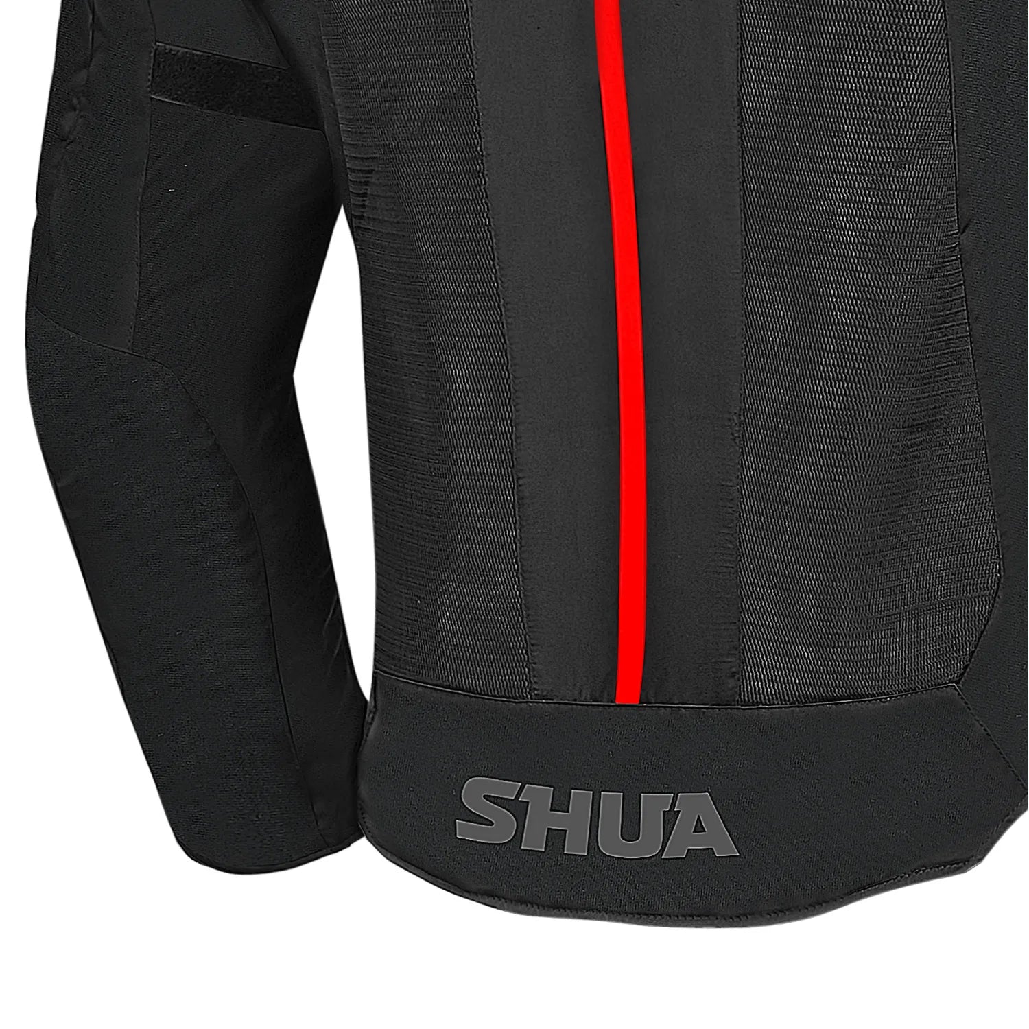 SHUA GRAVITY MESH LITE SUMMER MOTORCYCLE JACKET BLACK RED