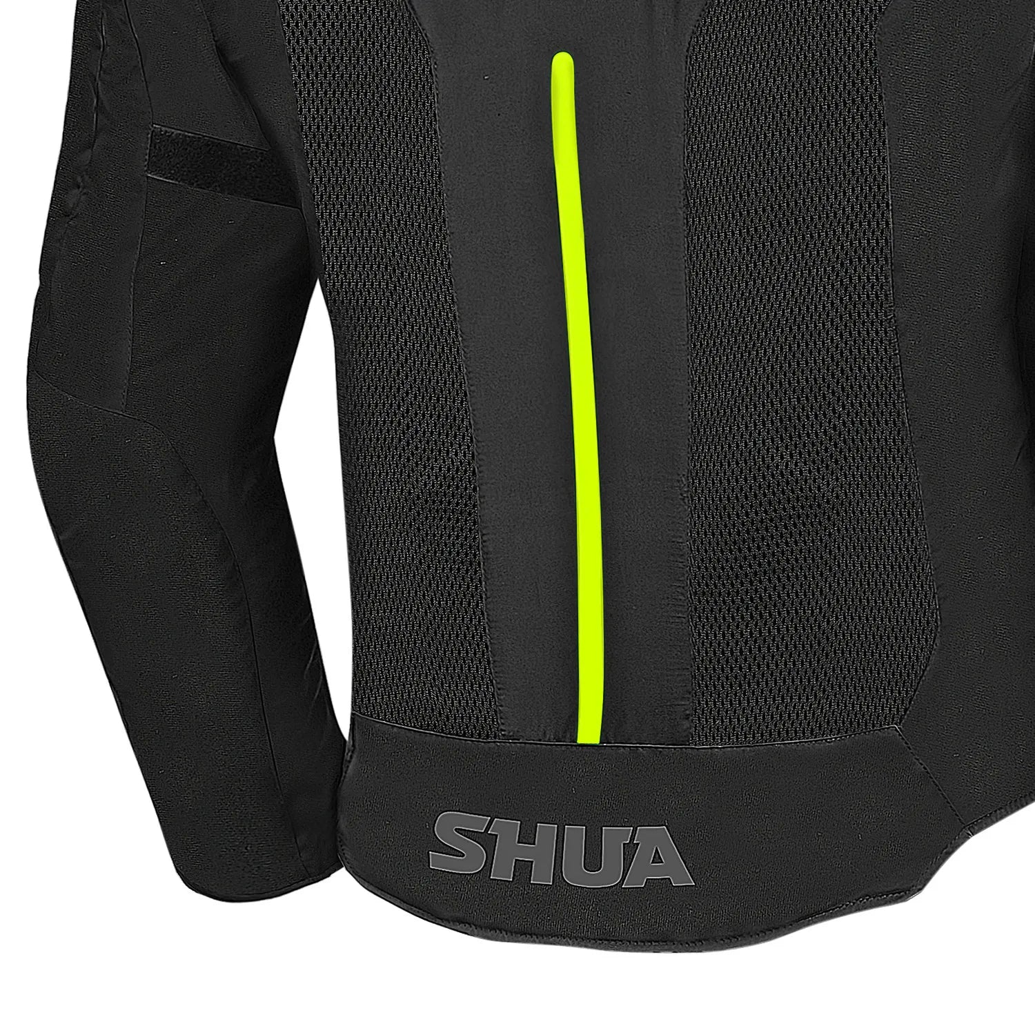 SHUA GRAVITY MESH LITE SUMMER MOTORCYCLE JACKET BLACK YELLOW