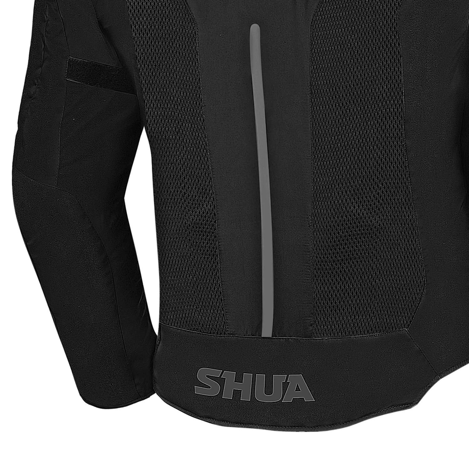 SHUA GRAVITY MESH LITE MAN MOTORCYCLE TEXTILE JACKET BLACK GREY