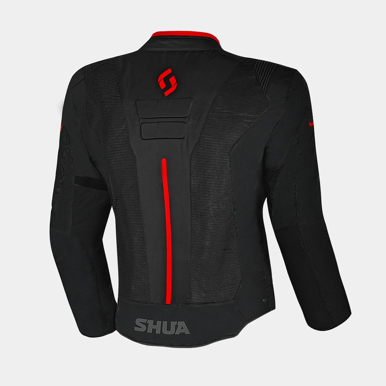 SHUA GRAVITY MESH LITE SUMMER MOTORCYCLE JACKET BLACK RED