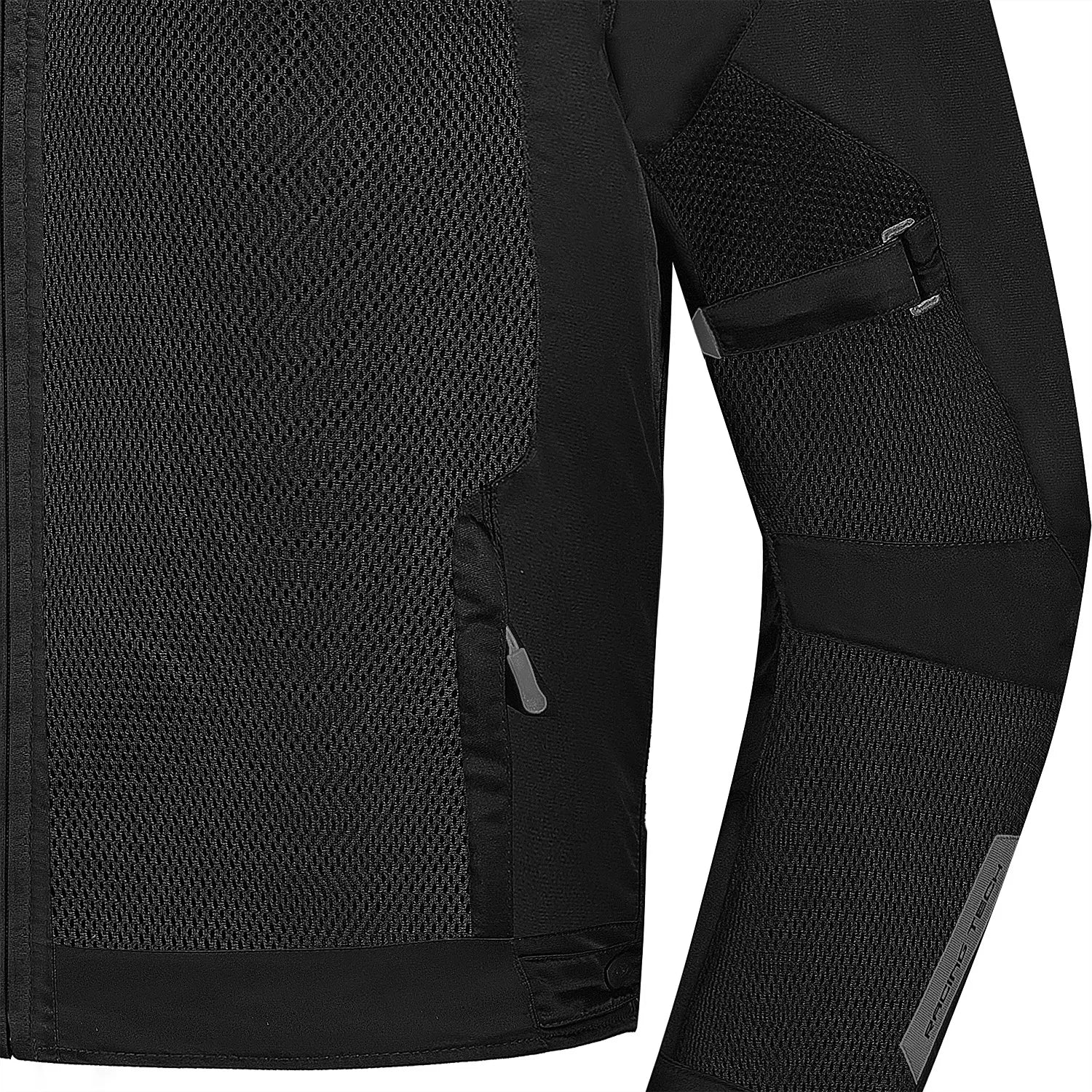 SHUA GRAVITY MESH LITE MAN MOTORCYCLE TEXTILE JACKET BLACK GREY