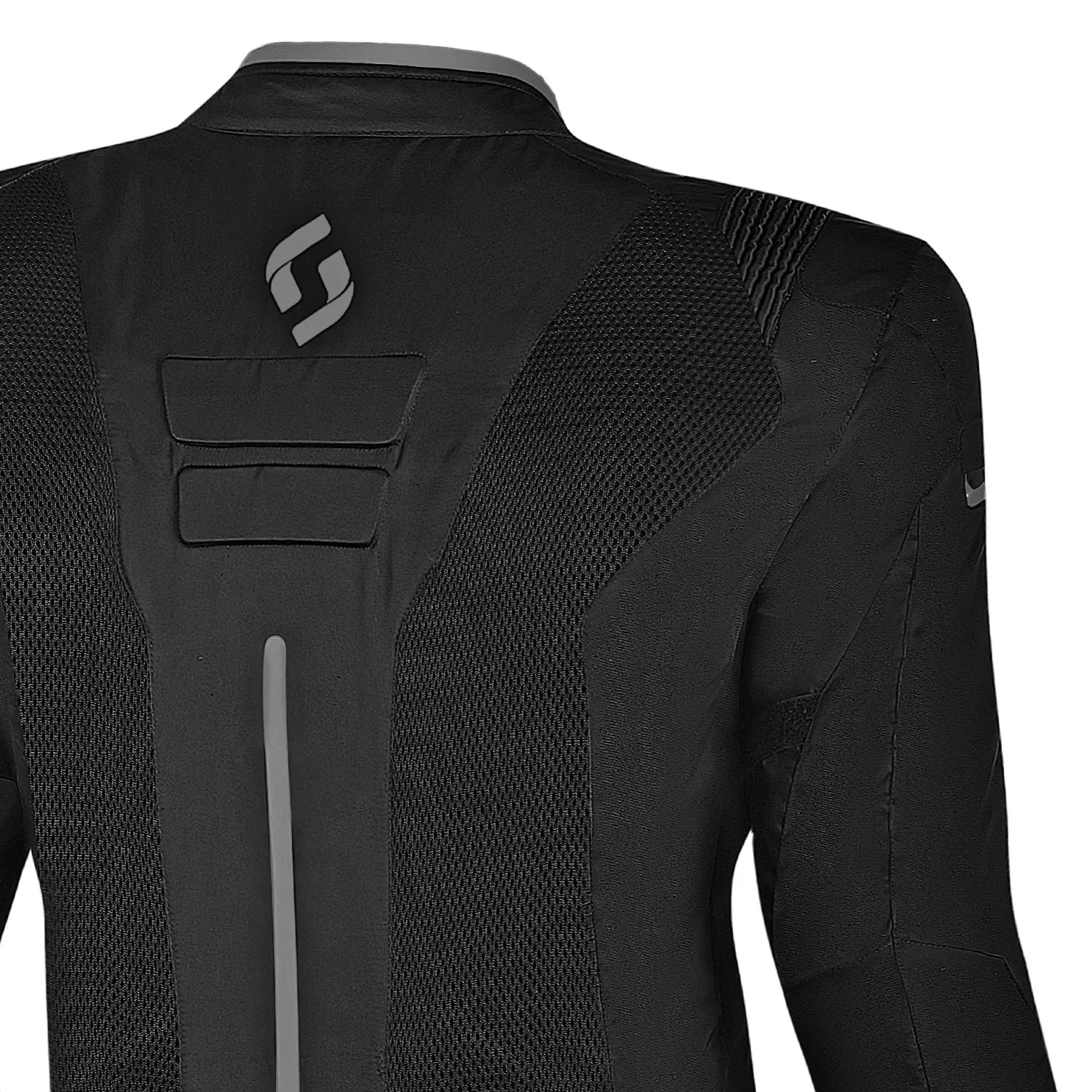 SHUA GRAVITY MESH LITE MAN MOTORCYCLE TEXTILE JACKET BLACK GREY