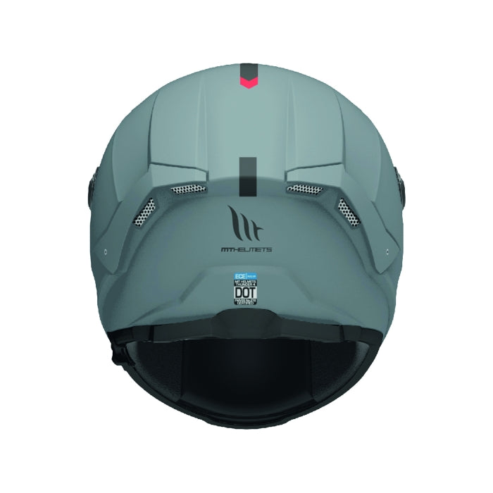 MT Thunder 4 SV Plain Full Face Motorcycle Helmet Grey
