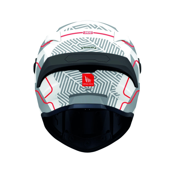 MT Targo S Brik Sports Motorcycle Full Face Helmet White