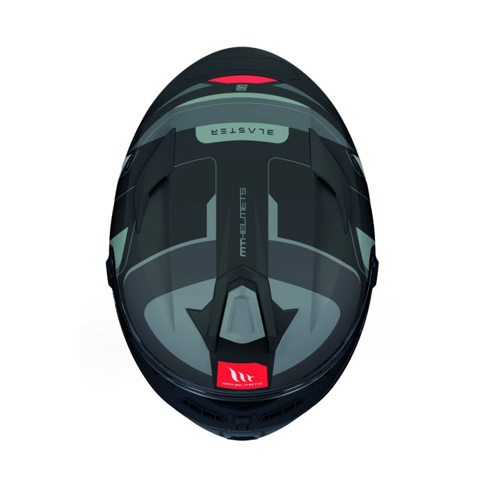 MT Targo S Blaster Touring Motorcycle Full Face Helmet Grey