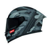 MT Braker Crossover Sports Motorcycle Helmets Grey