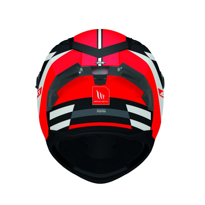 MT BRAKER FOSTER FULL FACE MOTORCYCLE HELMETS RED