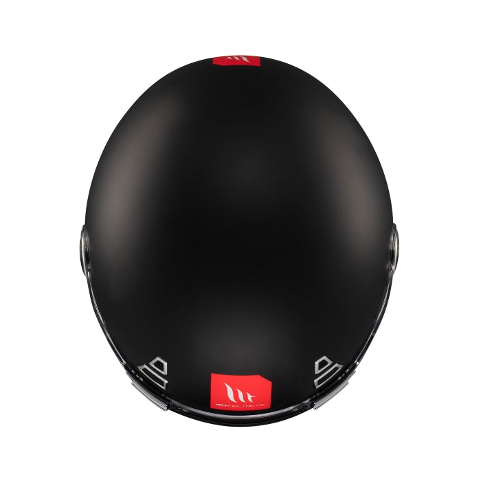 MT Jarama SV Plain Full Face Motorcycle Helmets Black