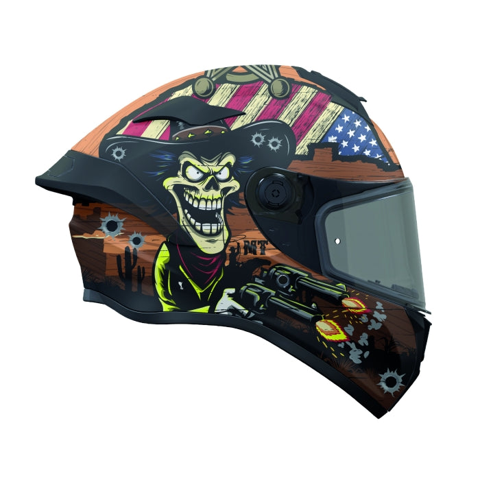 MT Targo S West Touring Motorcycle Full Face Helmet Sand