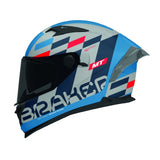 MT BRAKER FOSTER FULL FACE MOTORCYCLE HELMETS BLUE