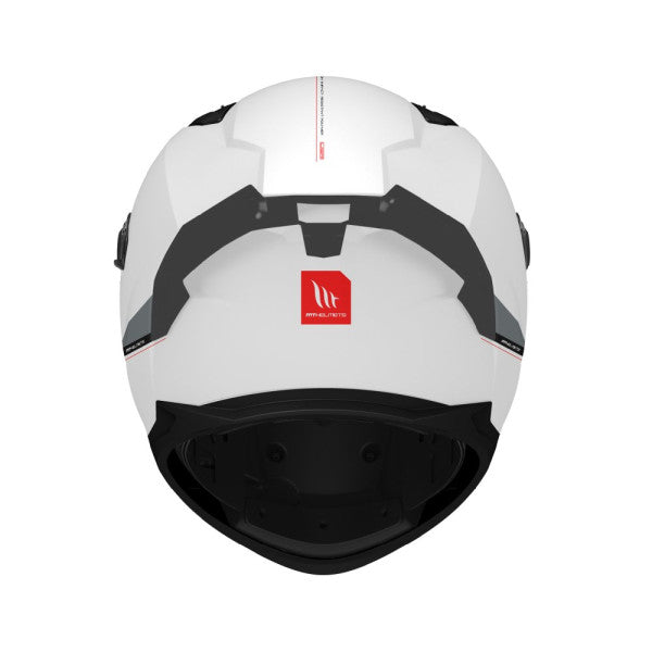 MT Braker SV Solid Sports Motorcycle Full Face Helmet Pearl White