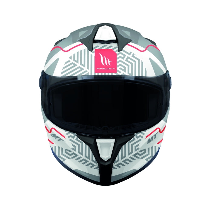 MT Targo S Brik Sports Motorcycle Full Face Helmet White