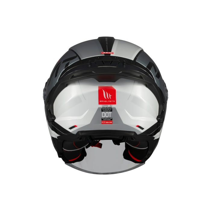 MT Cosmo Silence Motorcycle Open Face Helmet Black