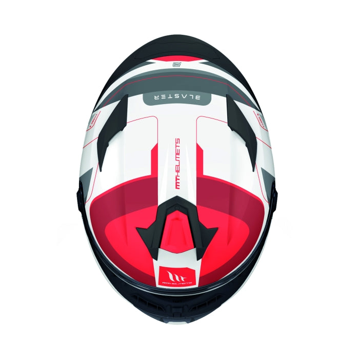 MT Targo S Blaster Touring Motorcycle Full Face Helmet Red