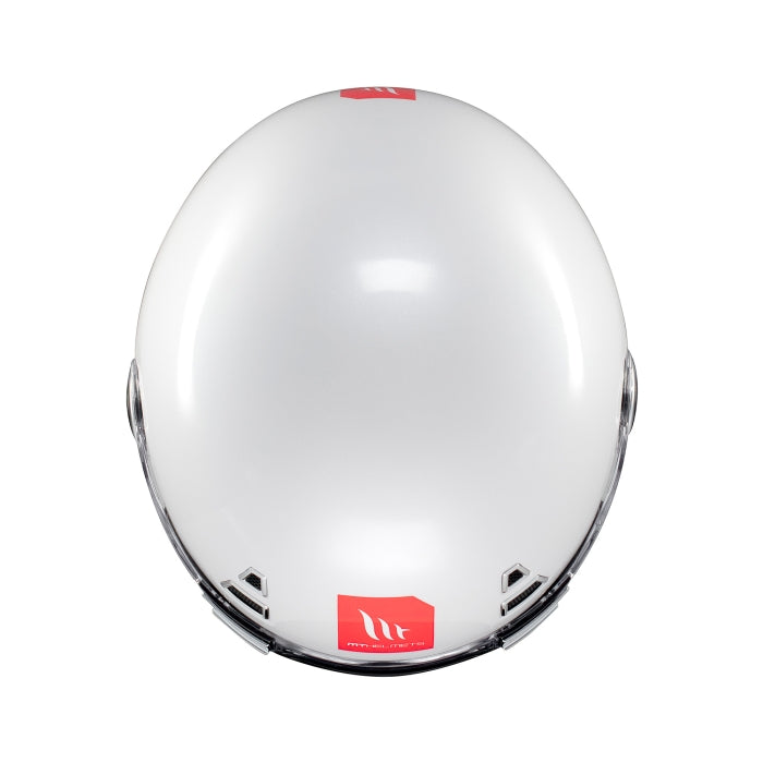 MT Jarama SV Plain Full Face Motorcycle Helmets White