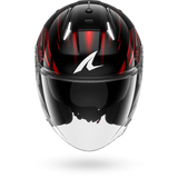 SHARK SKWAL i3 JET Light-Blur Casco Negro Rojo Blanco