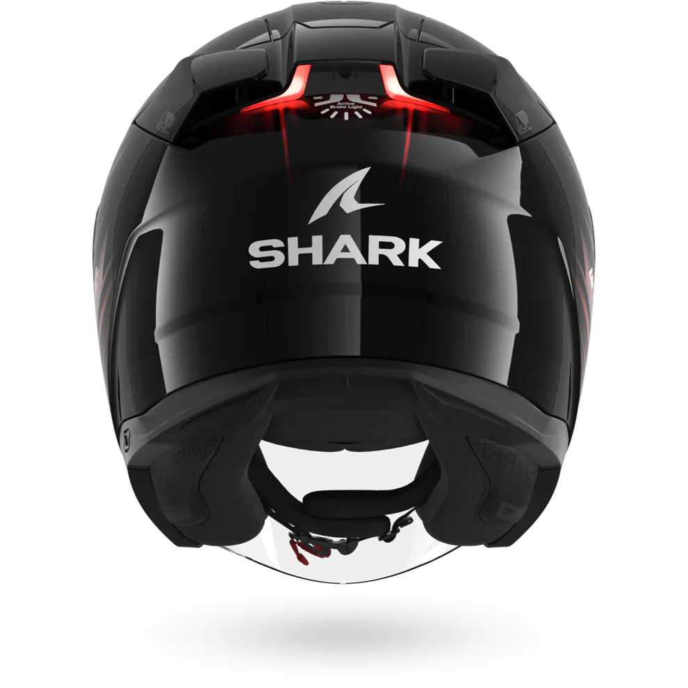 SHARK SKWAL i3 JET Light-Blur Casco Negro Rojo Blanco