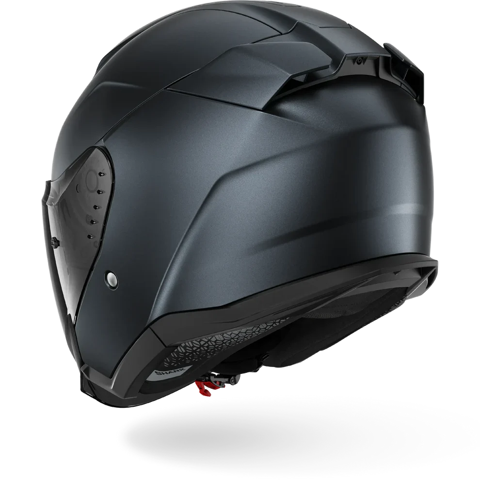 SHARK SKWAL JET Dark Shadow Casco Estera de acero azul mate